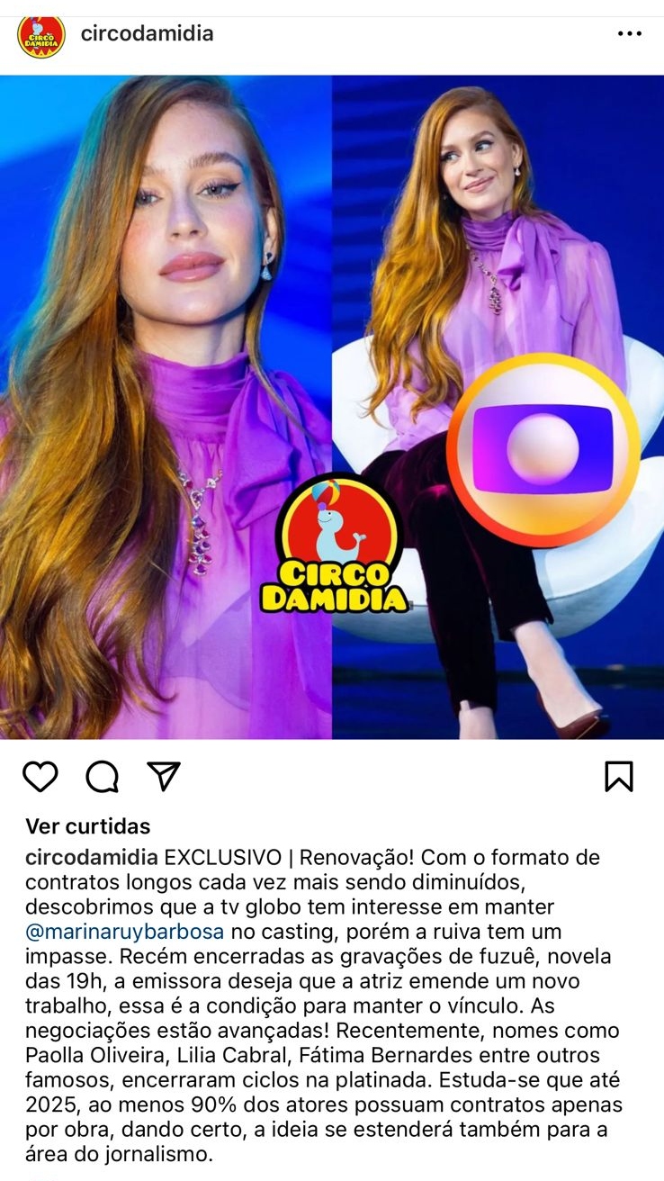 Post Circo da Mídia (Reprodução/Instagram)